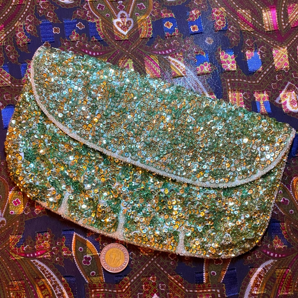 Vintage Sequin hand bag